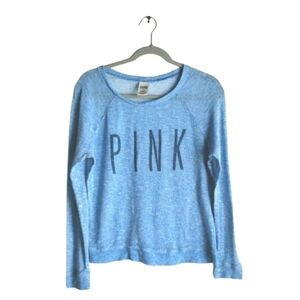 PINK Victoria's Secret Light Blue Sweatshirt Size Small